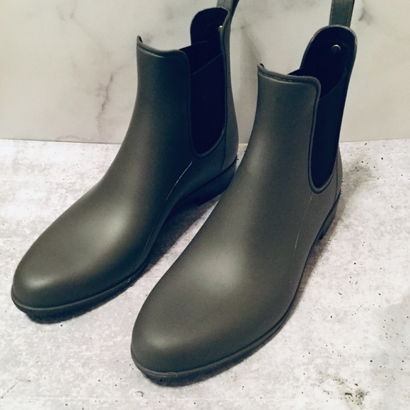 Sam Edelman Tinsley Moss Green Rain Boots 10M - Picture 3 of 5